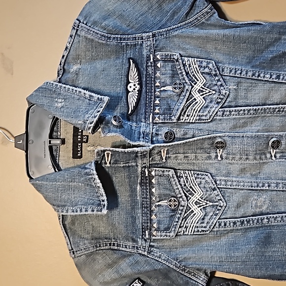 NWT Affliction Denim Jacket - Picture 6 of 12